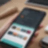 Overview of the Ovatu app interface showcasing user-friendly design
