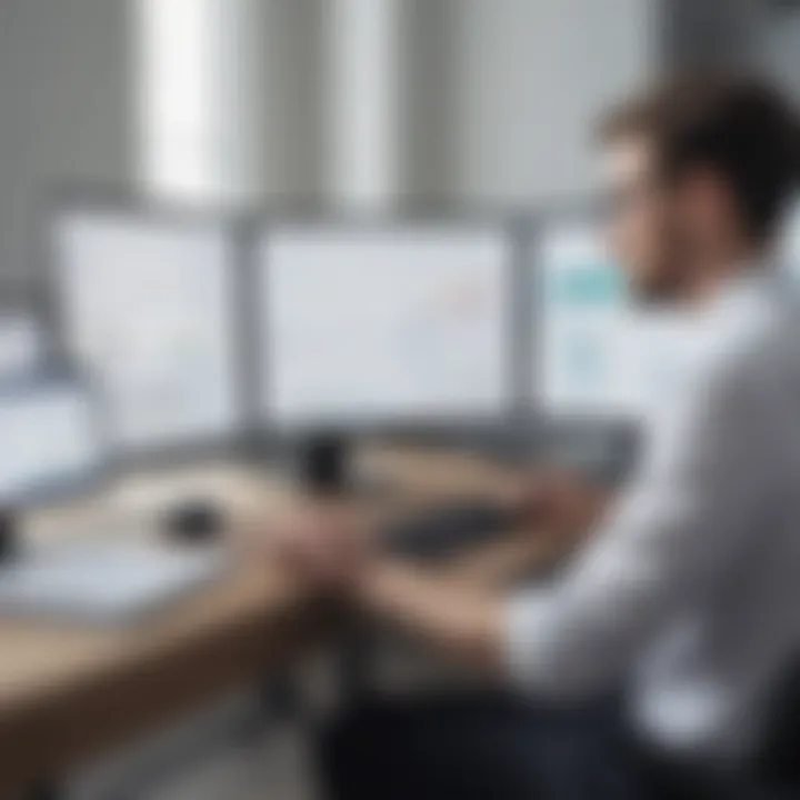 Illustration of analytics and reporting features