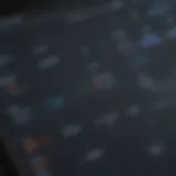 Visual representation of legal software dashboard