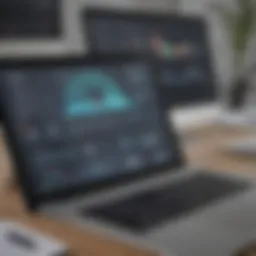 A sleek dashboard showcasing time tracking analytics