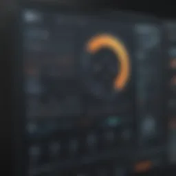 Uptime monitoring dashboard showcasing real-time data