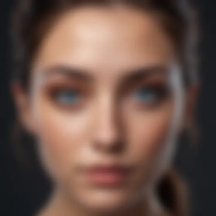 User applying filters and effects in Luna Pic Editor