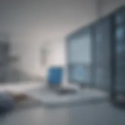 A digital interface showcasing SharePoint features for data management